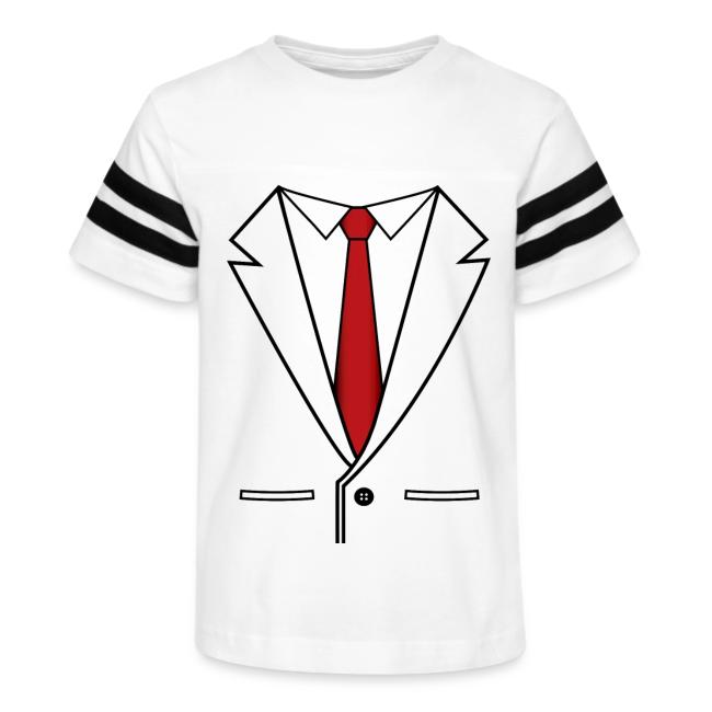 Business Suit With Red Tie