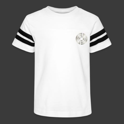 Open Musicians Collective Chrome Logo - Kid's Football Tee