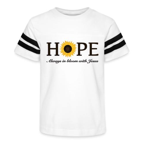 Hope Always in Bloom with Jesus Shirt – Christian - Kid's Football Tee