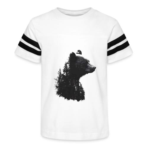 Forest Within the Bear - Kid's Football Tee