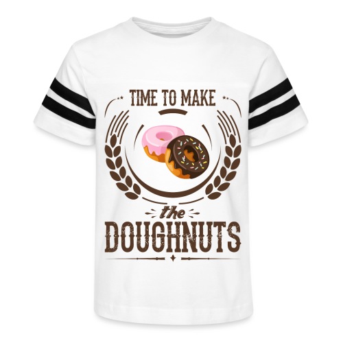Time To Make The Doughnuts - Kid's Football Tee