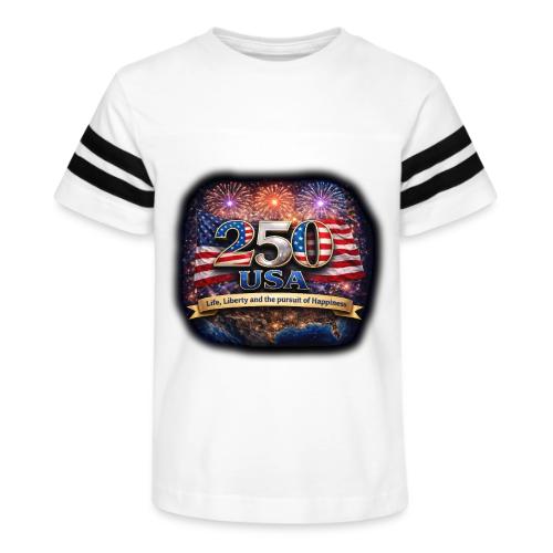 USA 250th Celebration - Kid's Football Tee