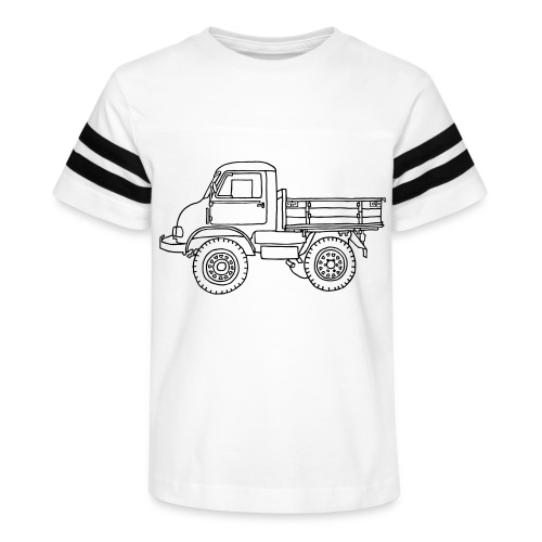 Off-road truck, transporter - Kid's Football Tee