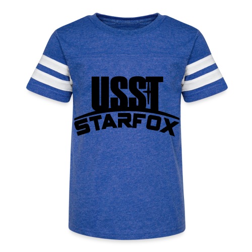 USST STARFOX Text - Kid's Football Tee