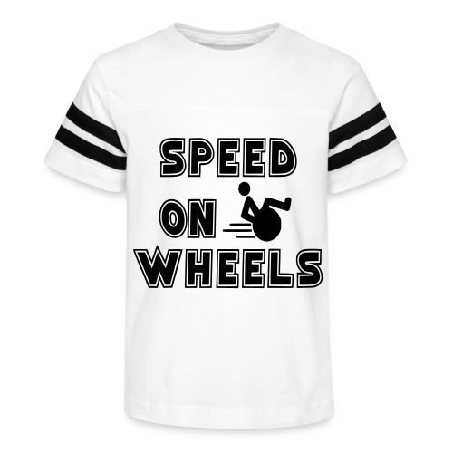 Speed on wheels for real fast wheelchair users - Kid's Vintage Sports T-Shirt