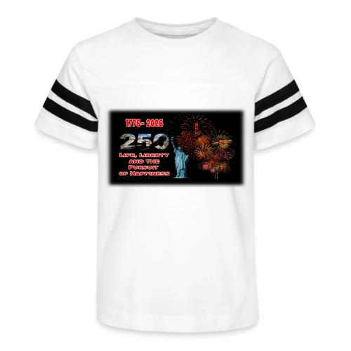 1776 - 2026 - 250 Years USA | Fireworks - Kid's Football Tee