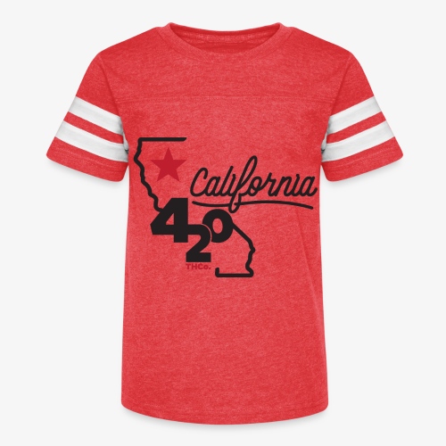California 420 - Kid's Vintage Sports T-Shirt