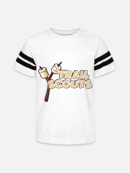 Trail Scouts Mellows - Kid's Football Tee - white/black