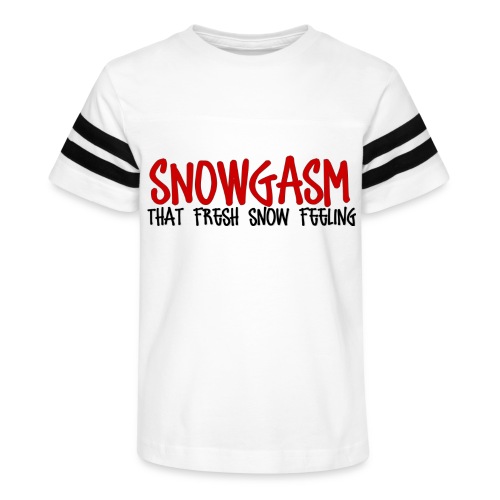 Snowgasm - Kid's Football Tee