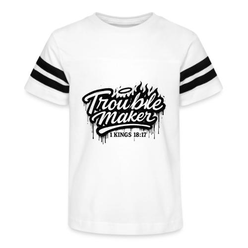 Troublemaker - Kid's Football Tee