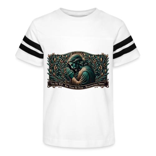 Easter Not My Will Gethsemane T Shirt, Bro Gift - Kid's Football Tee