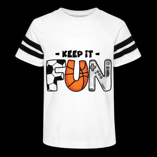 Keep It Fun: Sports & Gaming - Kid's Football Tee