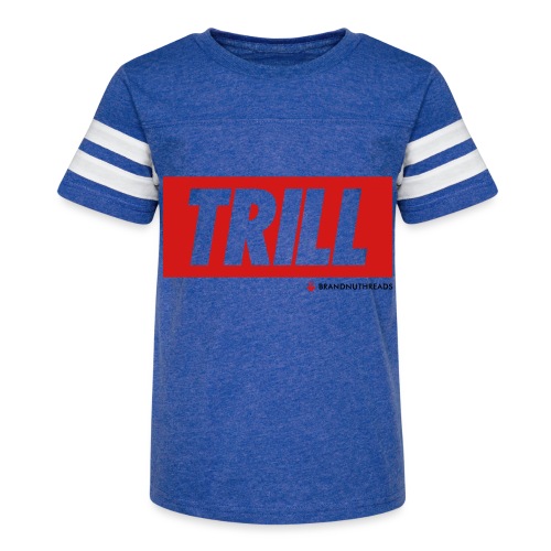 trill red iphone - Kid's Vintage Sports T-Shirt