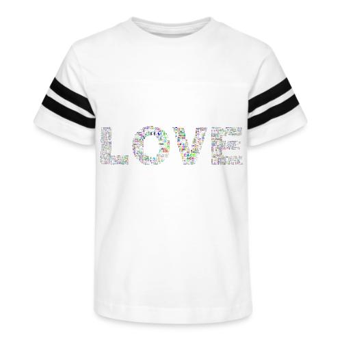 LOVE Peace Merchandise - Kid's Football Tee
