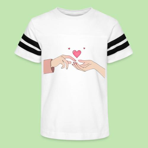 Valentine’s Touch - Kid's Football Tee