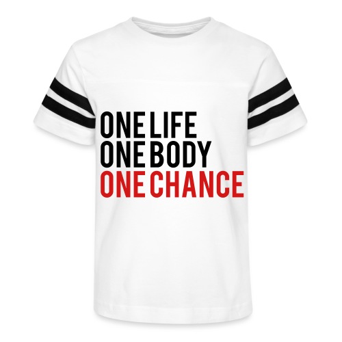 One Life One Body One Chance - Kid's Football Tee