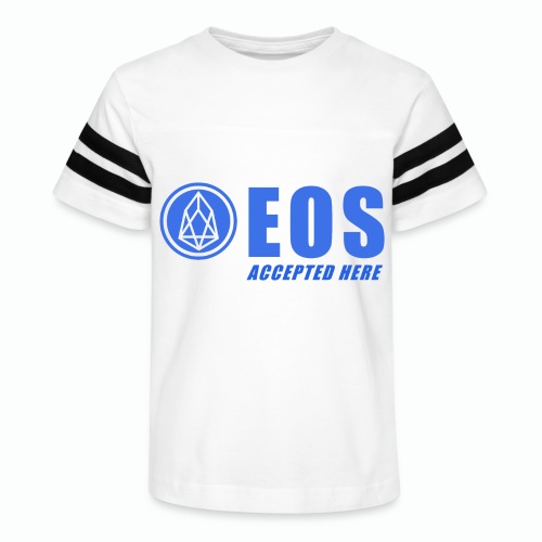 EOS ACCEPTED HERE WHITE - Kid's Vintage Sports T-Shirt