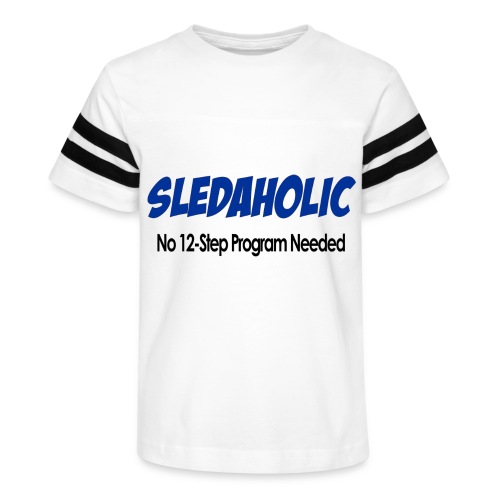 Sledaholic 12 Step Program - Kid's Football Tee