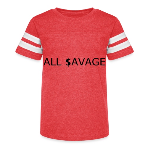 ALL $avage - Kid's Vintage Sports T-Shirt