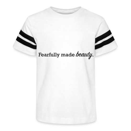 fearfully made beauty - Kid's Vintage Sports T-Shirt