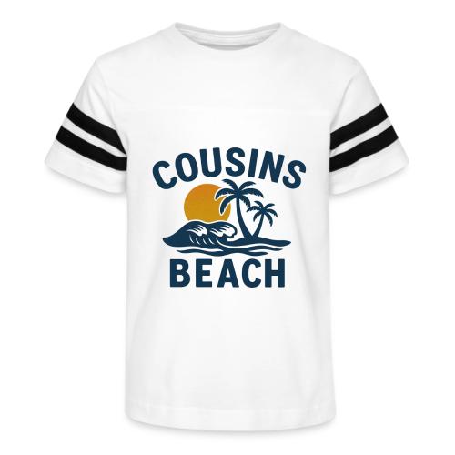 cousins beach t shirt - Kid's Football Tee