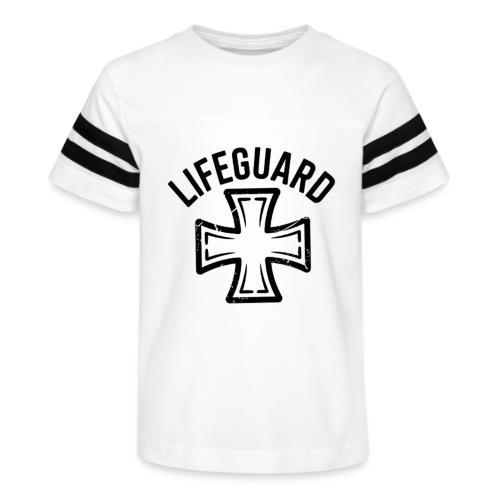 Lifeguard Cross Emblem - Kid's Football Tee