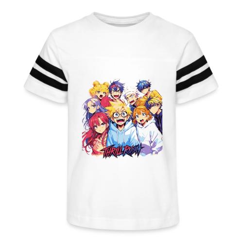 Thrill Rush Anime Squad Streetwear - Kid's Football Tee