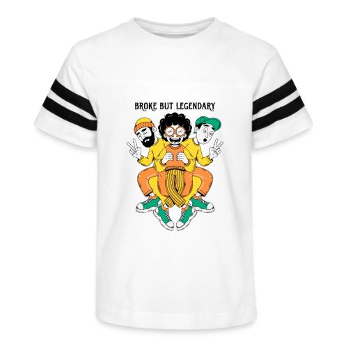 Legendary Broke Crew Retro - Kid's Football Tee