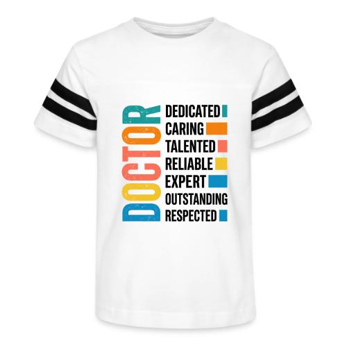 Proud Doctor Traits - Kid's Football Tee