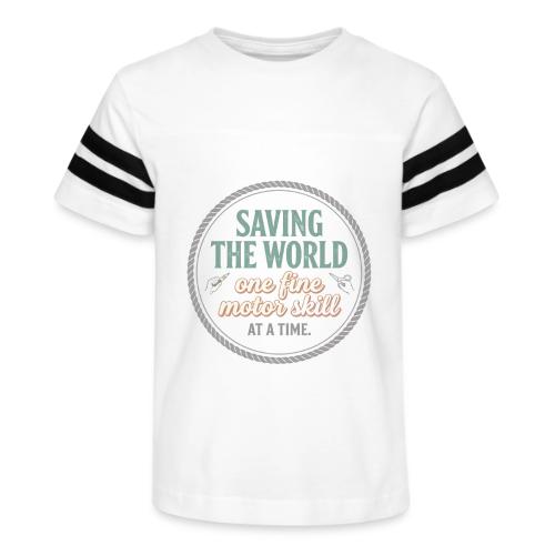 Saving the World: Fine Motor Skills Hero - Kid's Football Tee