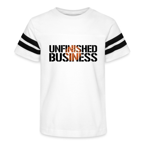 Unfinished Business hoops basketball - Kid's Vintage Sports T-Shirt