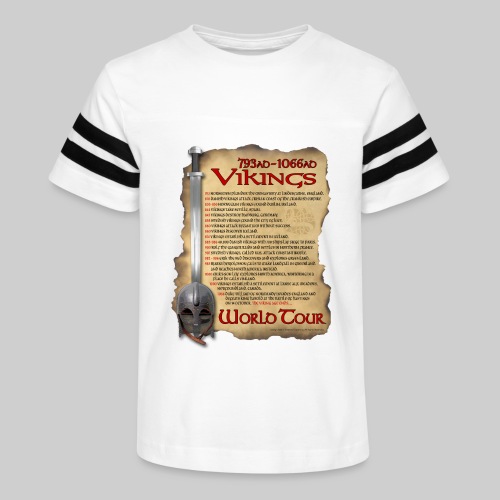 Viking World Tour - Kid's Vintage Sports T-Shirt