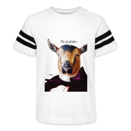 Wally the goat - Kid's Vintage Sports T-Shirt