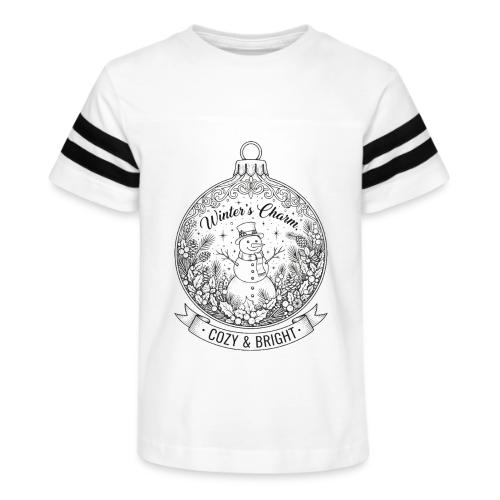 Festive Snowman T-Shirt - Kid's Football Tee