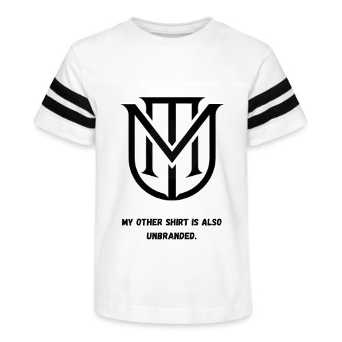 My Other Shirt Is Also Unbranded T-Shirt | Quiet L - Kid's Football Tee