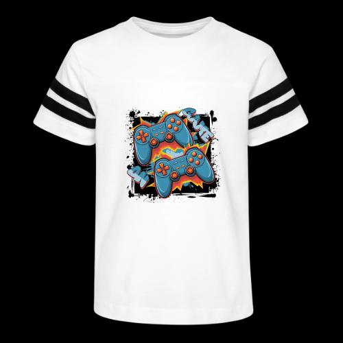Two Player Game On! - Kid's Football Tee
