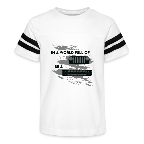 In a world full of Jeeps be a Bronco - Kid's Vintage Sports T-Shirt