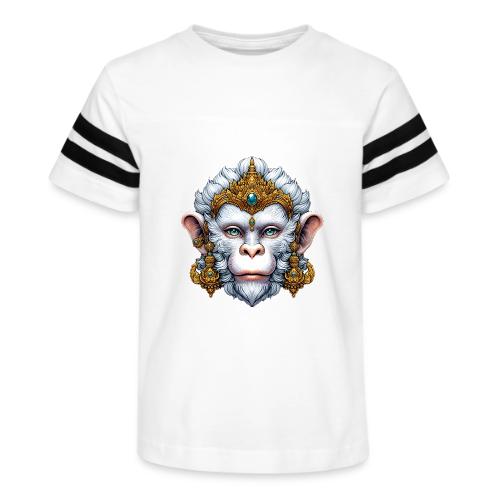 Thai Hanuman Monkey Deity Mask - Kid's Football Tee