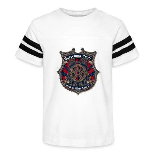Barcelona Scarlet Pride T Shirt, Soccer City Gift - Kid's Football Tee