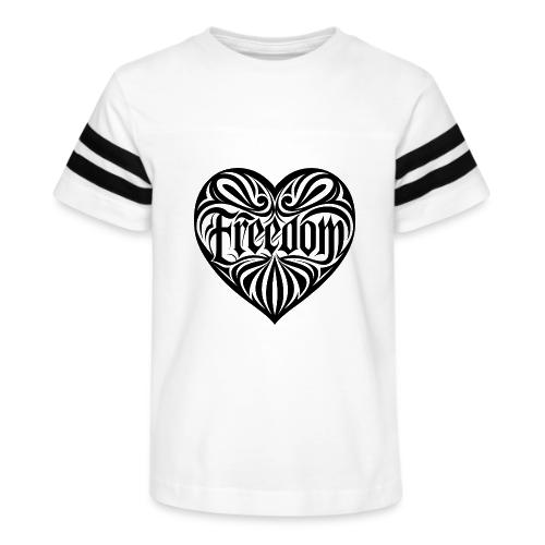 FREEDOM in Heart - Kid's Football Tee