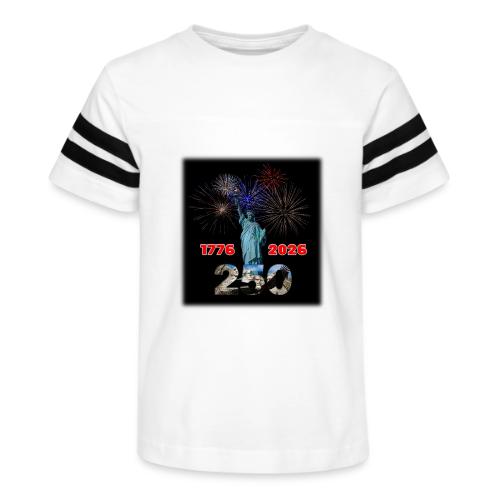 1776 - 2026 - 250 Years USA | Fireworks - Kid's Football Tee