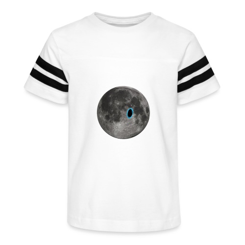 Portal on the Moon - Kid's Football Tee