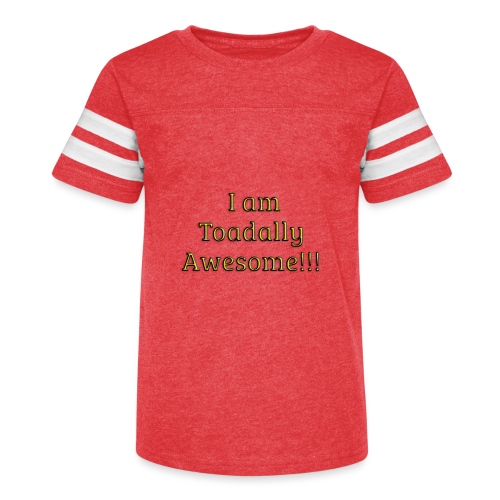 I am Toadally Awesome - Kid's Football Tee