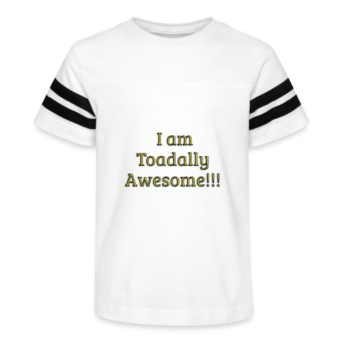I am Toadally Awesome - Kid's Vintage Sports T-Shirt