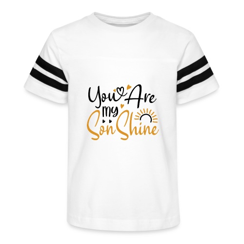 You Are My SonShine | Mom And Son Tshirt - Kid's Vintage Sports T-Shirt