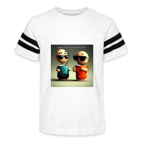 Welcome to Smoon City - Kid's Football Tee