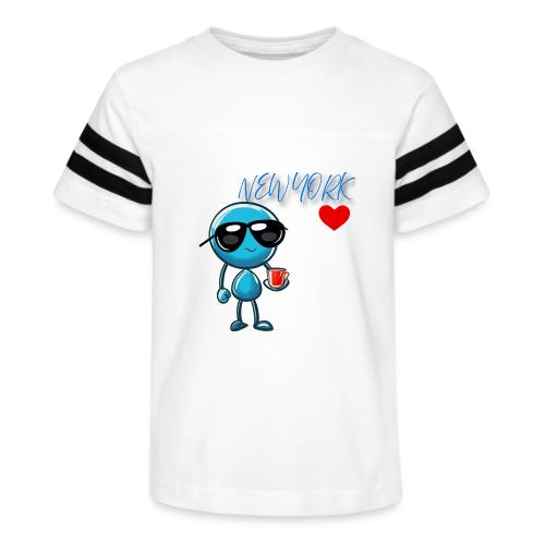 Smoon City_New York - Kid's Football Tee