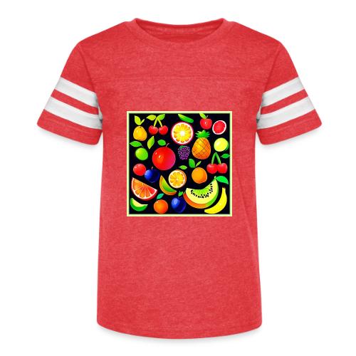 Bright Fruit Collection - Kid's Football Tee