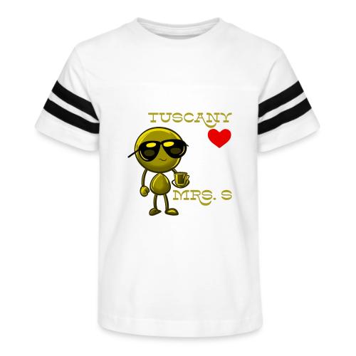Smoon City_Tuscany Mrs. S - Kid's Football Tee
