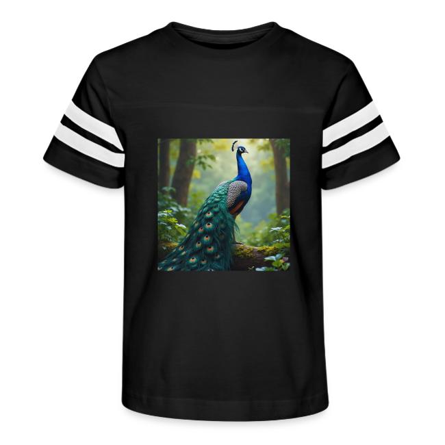 Majestic Peacock in Enchanted Forest